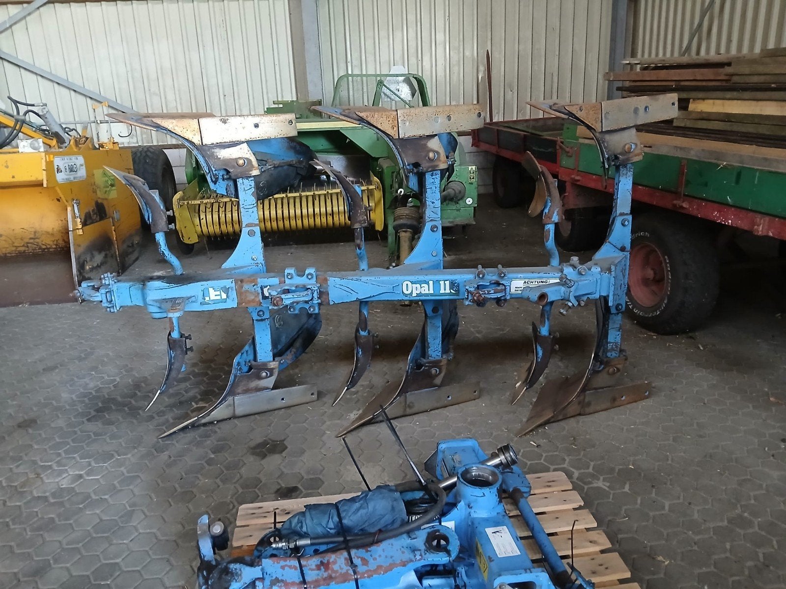 Lemken 3 schaar ploeg opal 110, Zakelijke goederen, Agrarisch | Werktuigen, Ophalen, Akkerbouw, Grondbewerking