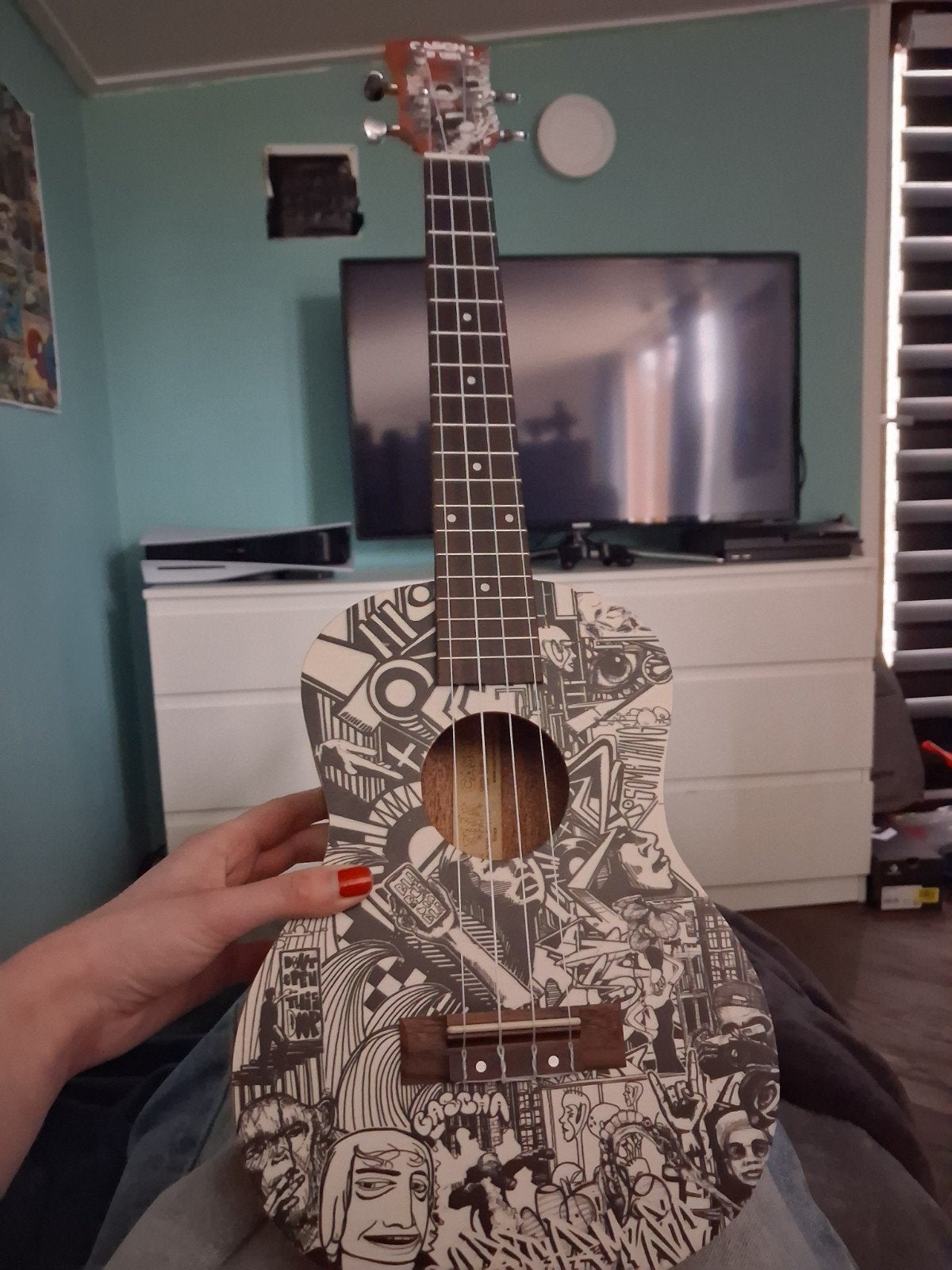ukelele, Muziek en Instrumenten, Ophalen, Zo goed als nieuw, Akoestisch