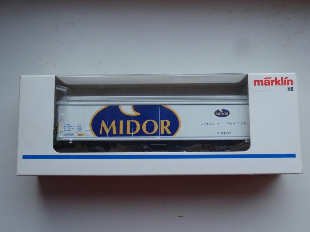 MÄRKLIN SBB Hbis schuifwandwagon MIDOR, Wisselstroom, Ophalen of Verzenden, Märklin, Nieuw