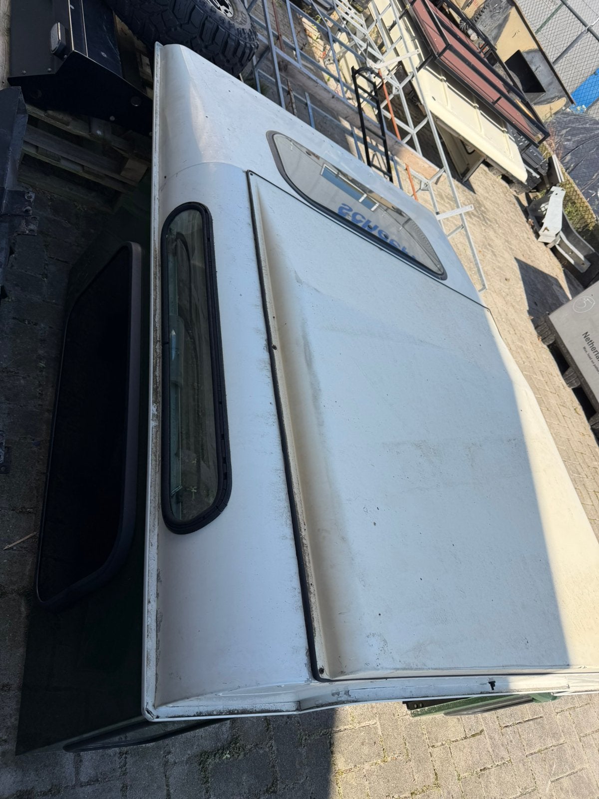 Hardtop land rover defender 90 td5, Ophalen, Gebruikt, Voor, Spatbord