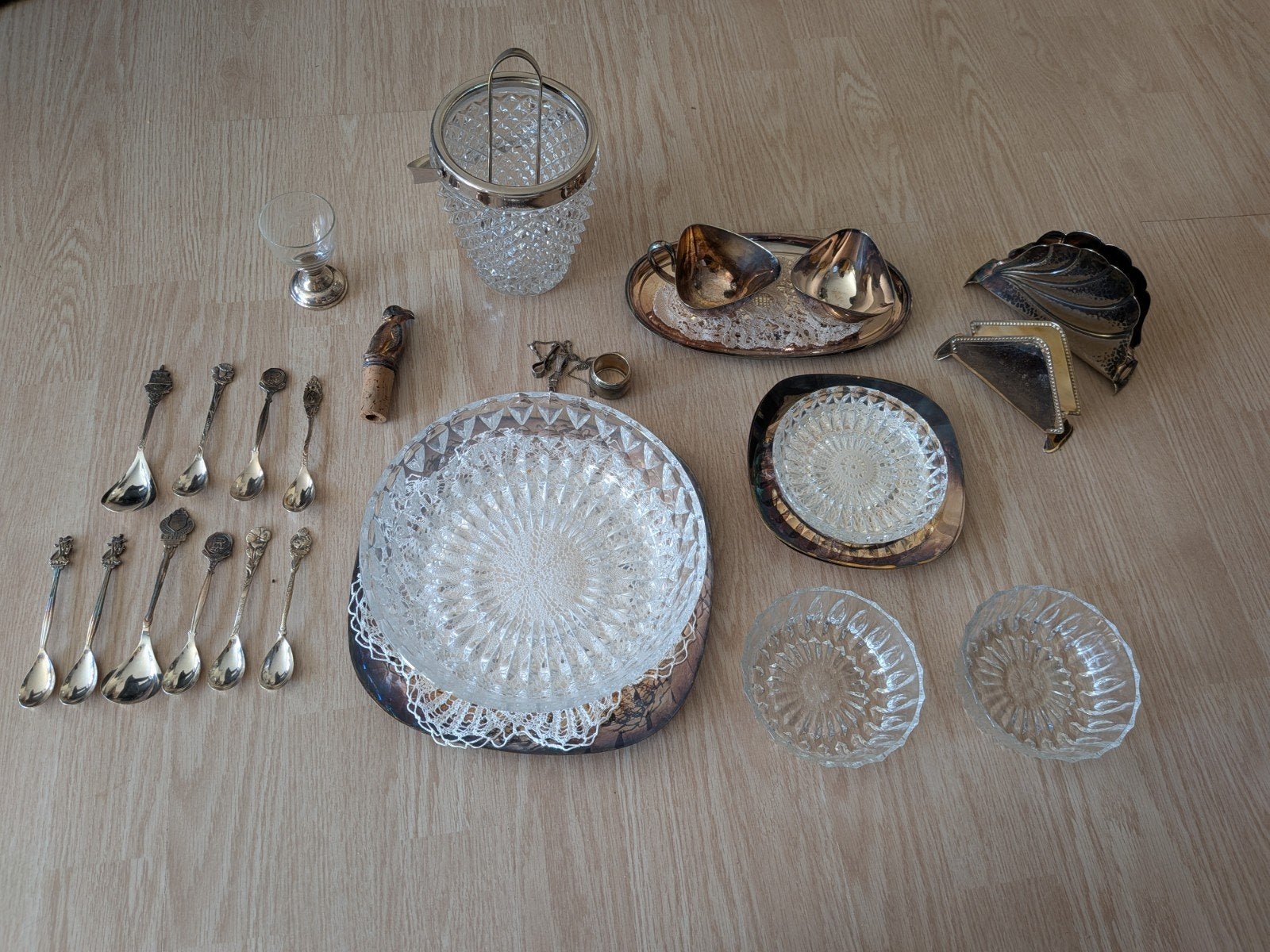 Diverse verzilverde spullen, Ophalen, Zilver
