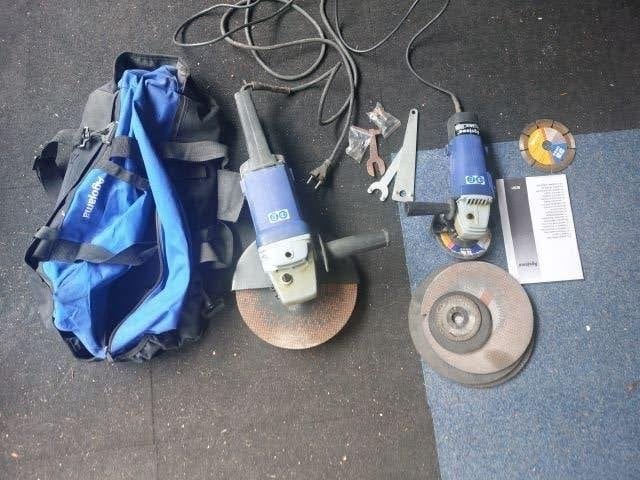 haakse slijper set, Doe-het-zelf en Verbouw, Gereedschap | Slijpmachines, Ophalen, Gebruikt, 1000 watt of meer, Haakse handslijpmachine