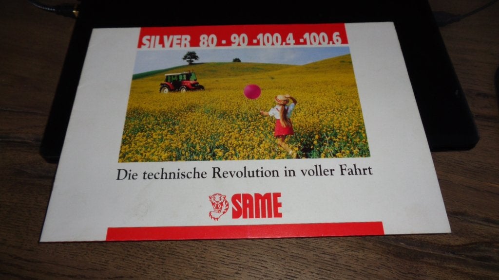 Folder  SAME  SILVER  80-90-100,4-100,6, Verzenden, Zo goed als nieuw, Overige merken