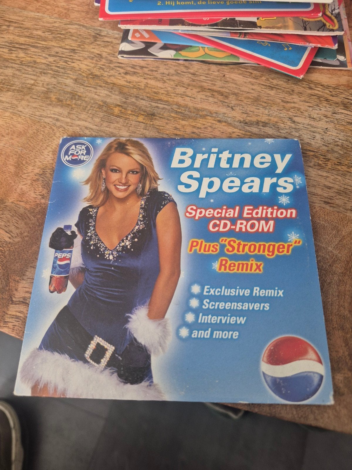 Britney Spears Special Edition CD-ROM Pepsi Promo, Gebruikt, Pop, Met bonustracks, Ophalen of Verzenden