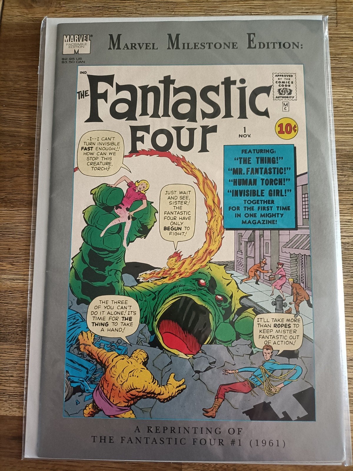 Fantastic Four #1 (1961) Marvel Milestone Facsimile Editie, Boeken, Eén comic, Ophalen of Verzenden, Zo goed als nieuw, Amerika