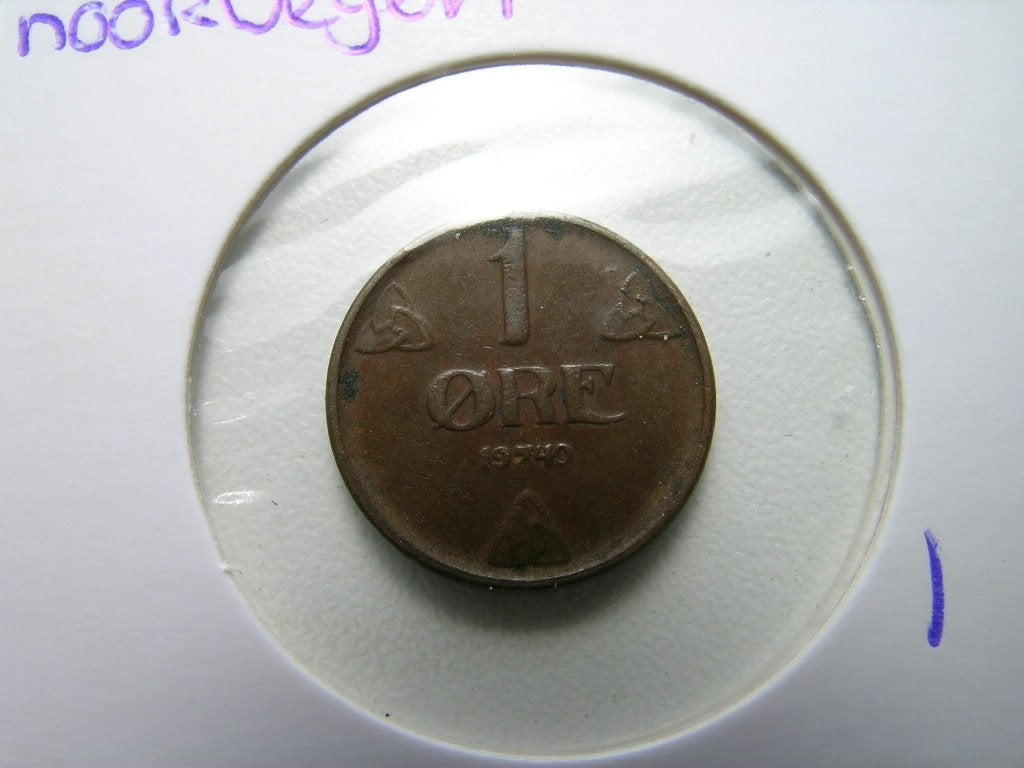 Ore 1949 Noorwegen, Ophalen of Verzenden, Overige landen, Losse munt
