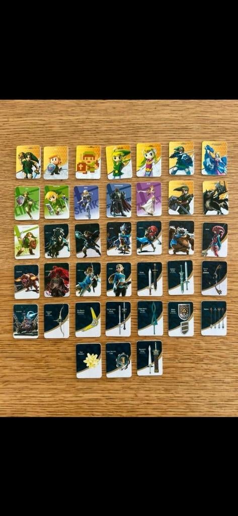 40 Zelda Amiibo Kaartjes, Verzenden, Overige genres, 1 speler, Virtual Reality
