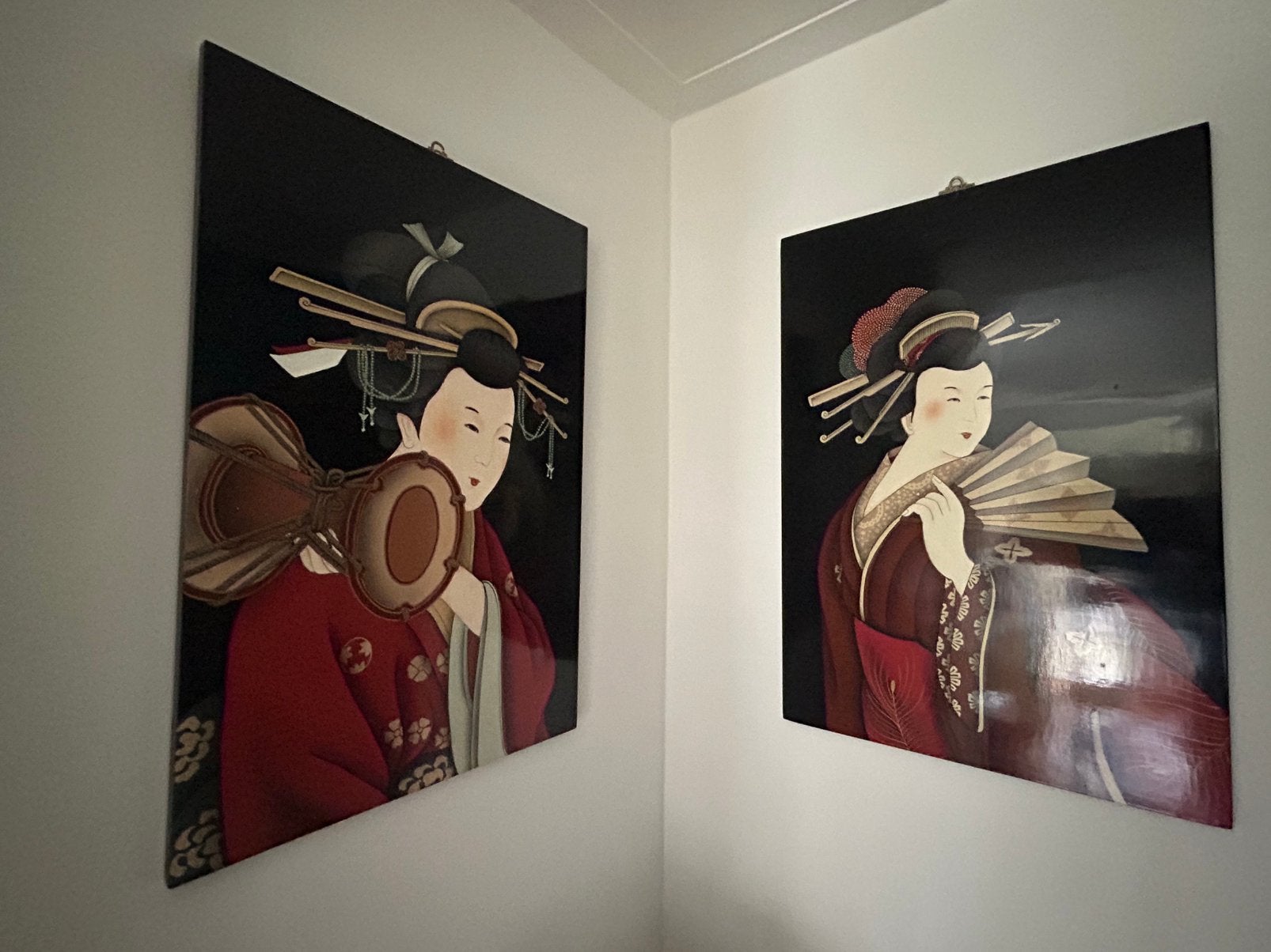 Japandi panelen, Antiek en Kunst, Ophalen