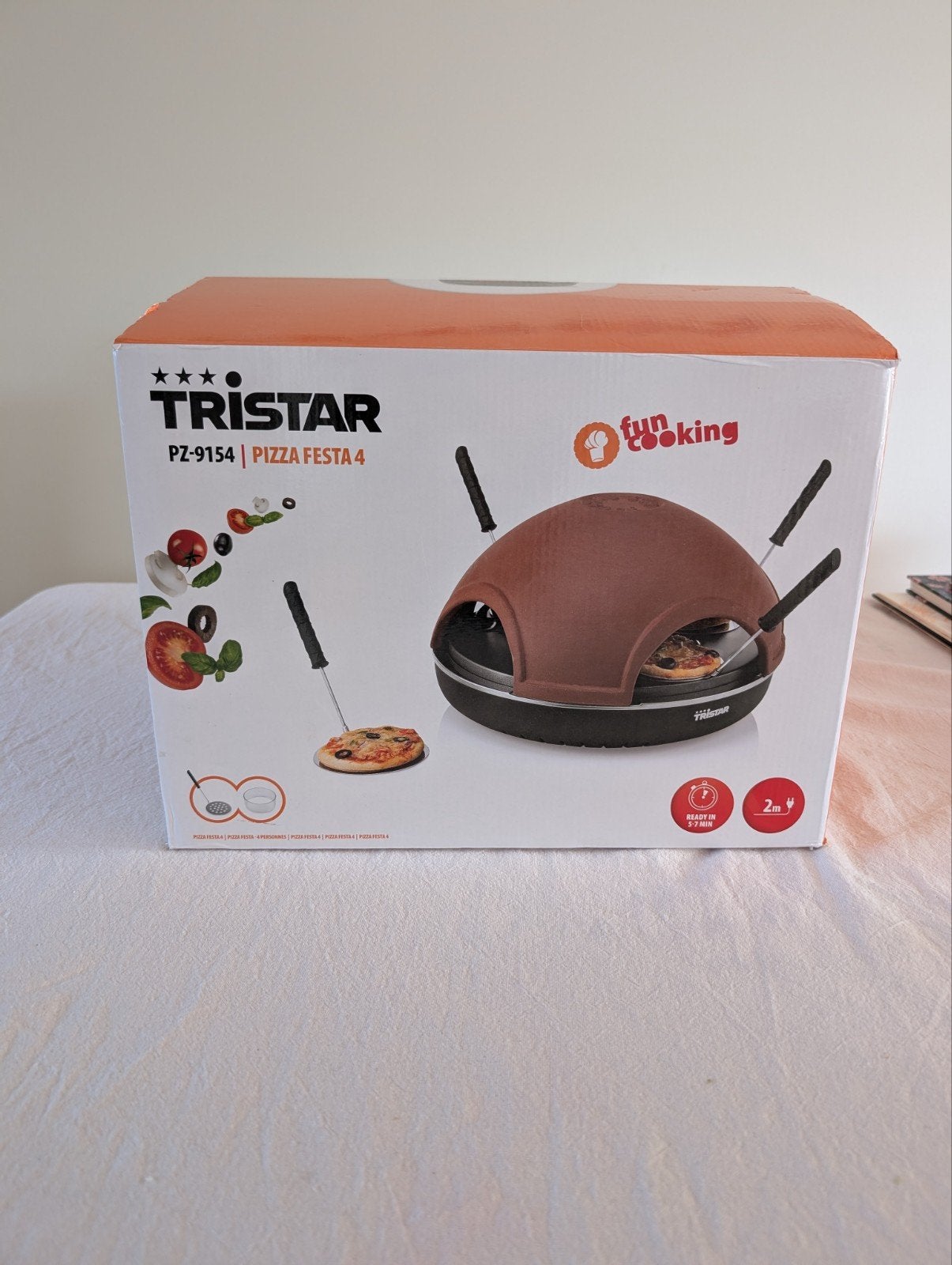 Tristar Pizza Festa 4 - Pizzaoven voor 4 personen, Ophalen, Overige typen, Zo goed als nieuw, Zwart