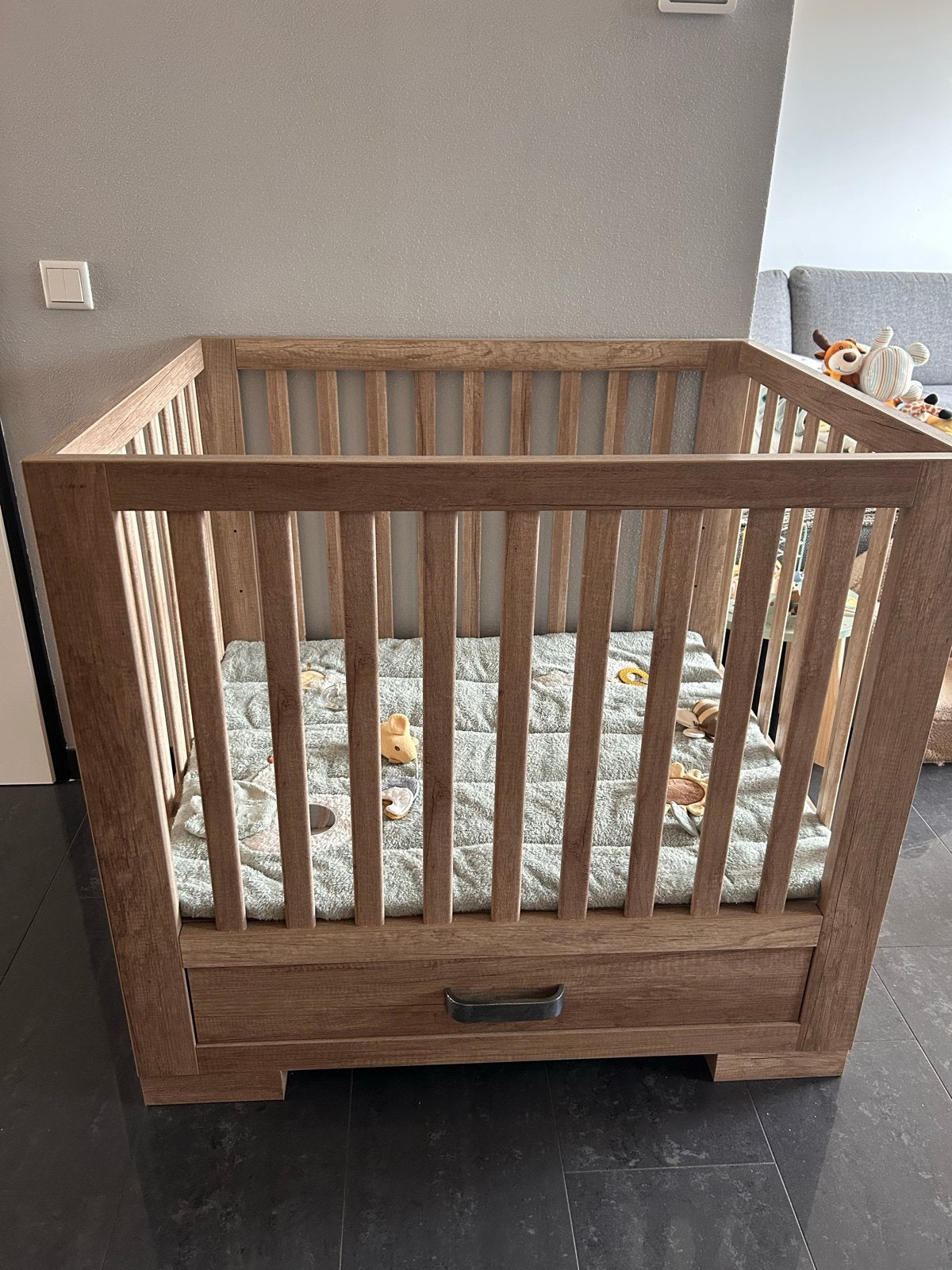 Kidsmill Brent Box Met Lade Oldwood, Ophalen, Zo goed als nieuw, Vierkant, Lade
