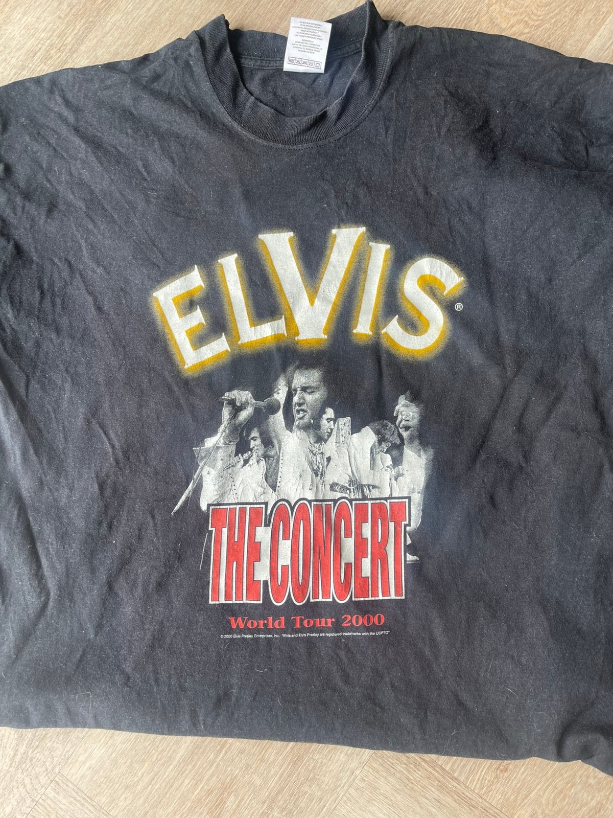 Elvis the concert t-shirt , rotterdam ahoy , memphis, Ophalen of Verzenden, Zo goed als nieuw, Maat 56/58 (XL)