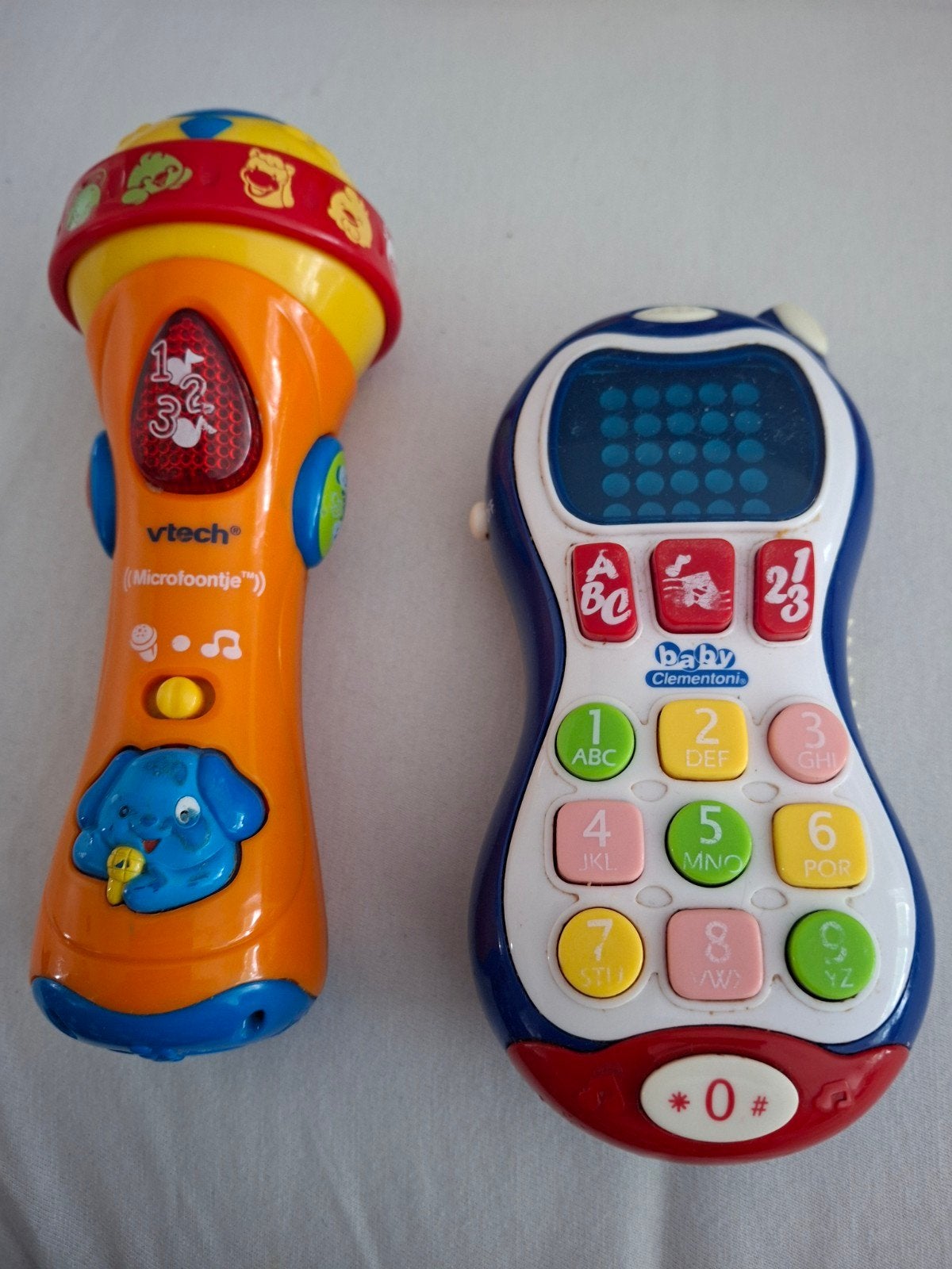 Microfoon( V tech) en telefoon.., Kinderen en Baby's, Ophalen, Zo goed als nieuw, 6 maanden tot 2 jaar
