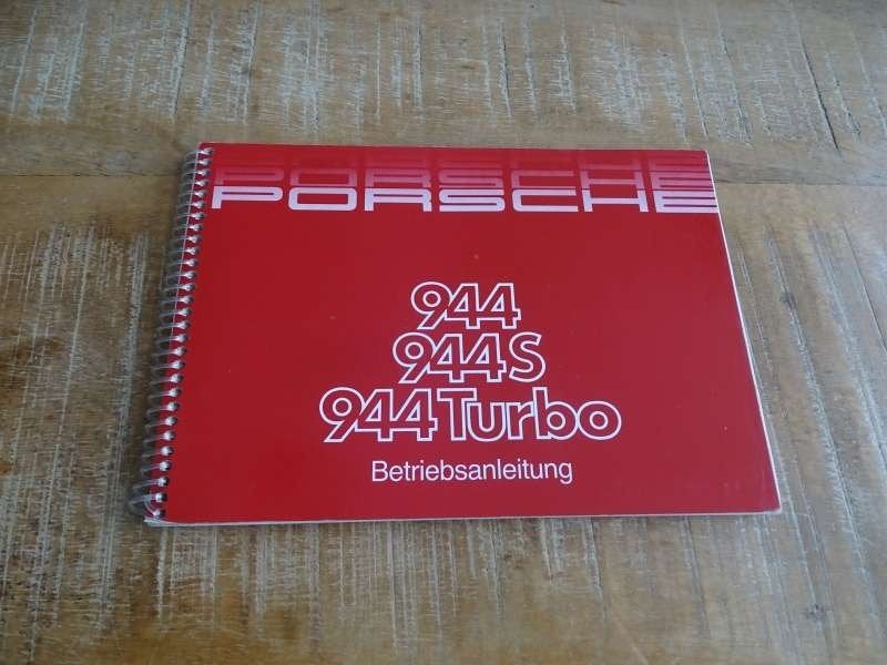 Porsche 944-944 S-944 Turbo - Handleiding Betriebsanleitung, Verzenden