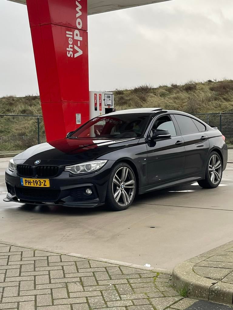 BMW 420i GC Cent Hi Exec|M Pakket|350PK|Goed Onderhouden|, Auto's, Automaat, Achterwielaandrijving, 4 cilinders, Zwart