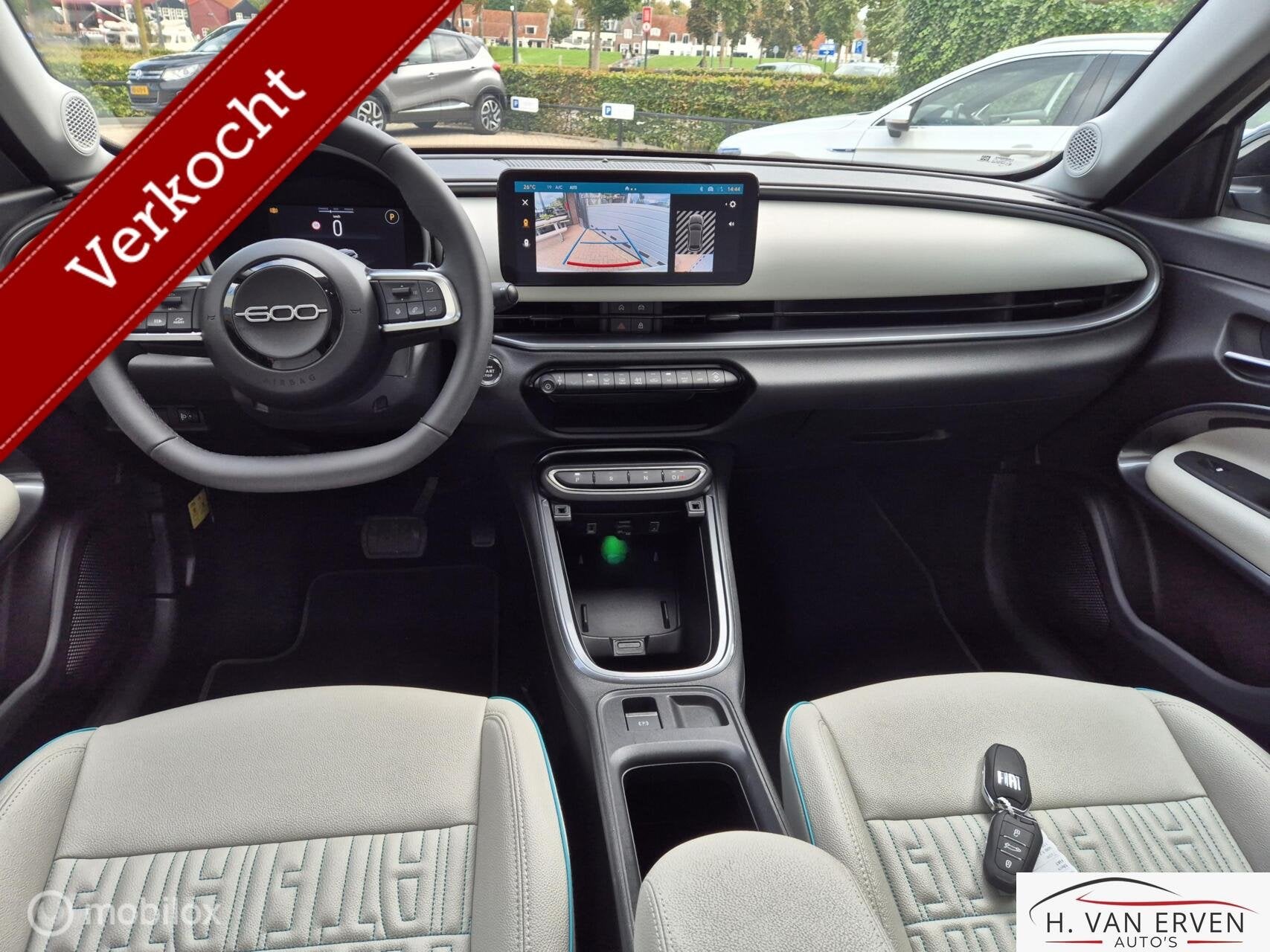 Fiat 600 1.2 Hybrid La Prima DIGITALE COCKPIT 18"'CAMERA, Auto's, 101 pk, Euro 6, 1199 cc, 620 kg