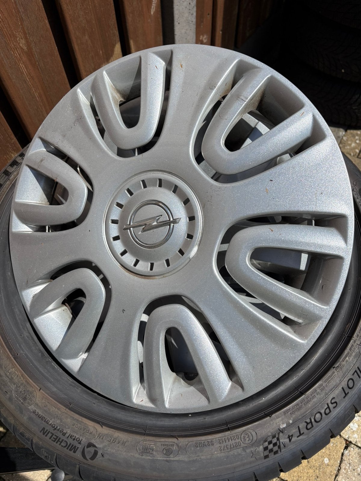 Opel Agila 4x wieldoppen 15 inch, Ophalen of Verzenden, Zo goed als nieuw
