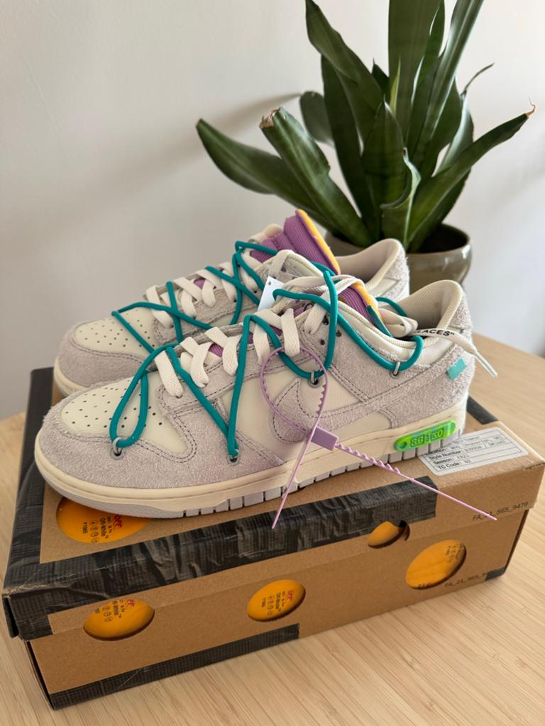 Nike Dunk Low Off-White Lot 36/50 - Nieuw in doos, Kleding | Heren, Schoenen, Wit, Nieuw, Ophalen of Verzenden, Sneakers of Gympen