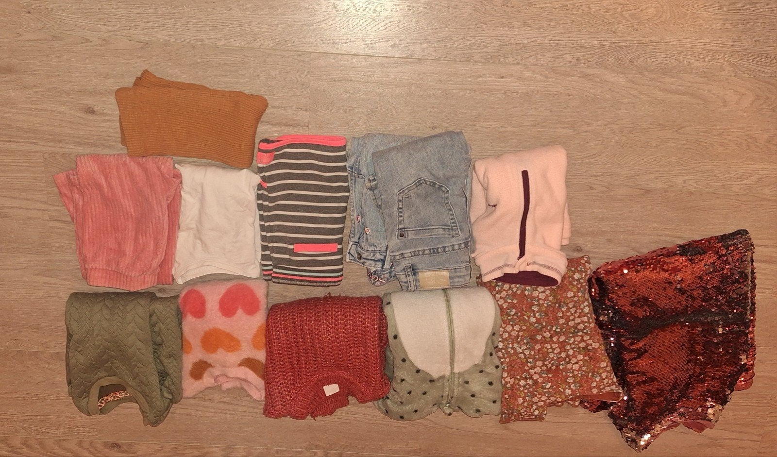kledingpakket maat 110/116, meisje, herfst winter, Ophalen of Verzenden, Gebruikt, Maat 110
