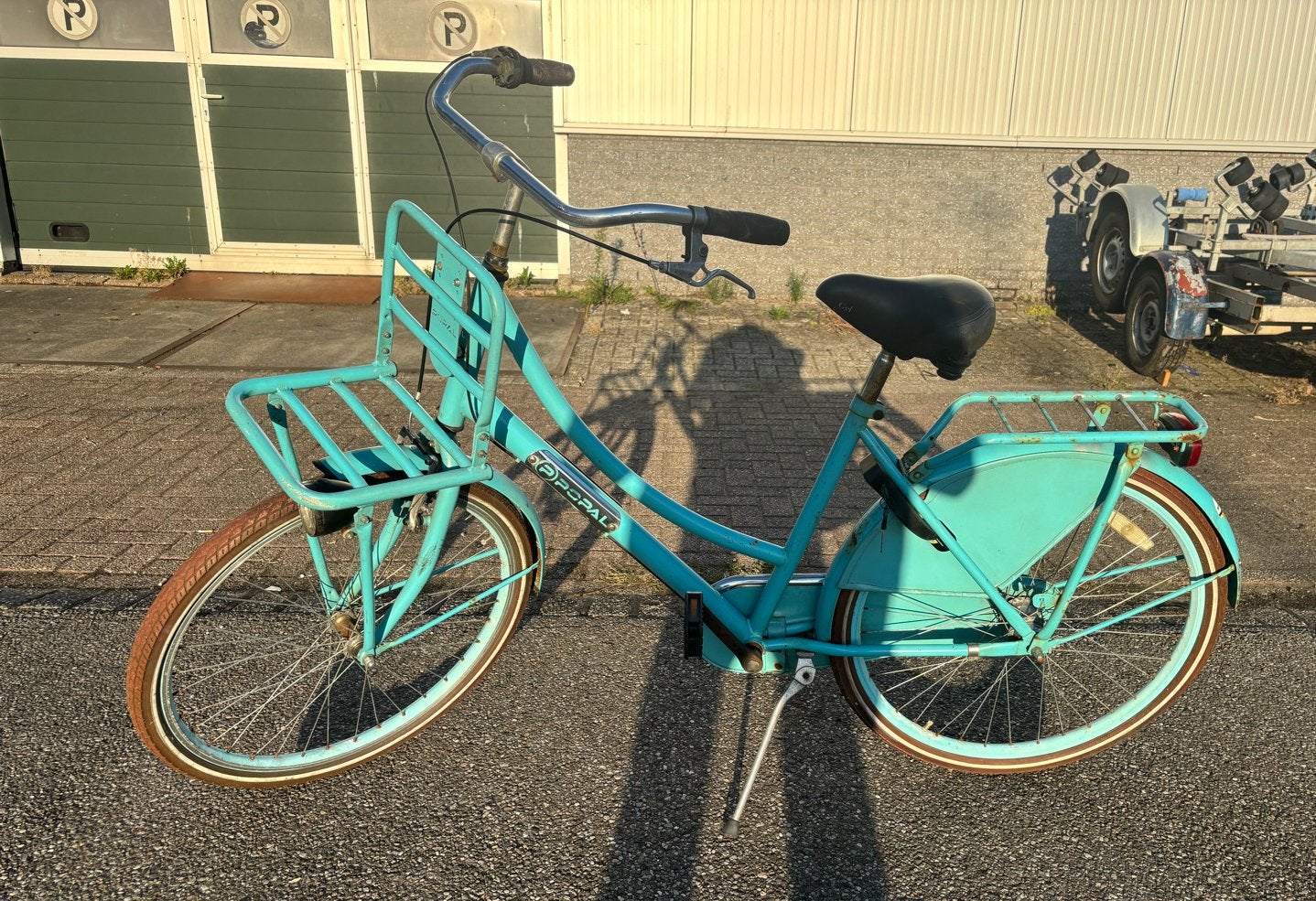 Popal Dutch Damesfiets, Fietsen en Brommers, Fietsen | Dames | Damesfietsen, Terugtraprem, Gebruikt, 50 tot 53 cm, Ophalen