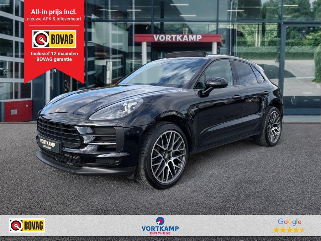 Porsche MACAN 2.0 LUCHTVERING/PANO-DAK/CAMERA/ELEK-KLEP/CRUI, Auto's, Automaat, Gebruikt, Zwart, Bedrijf