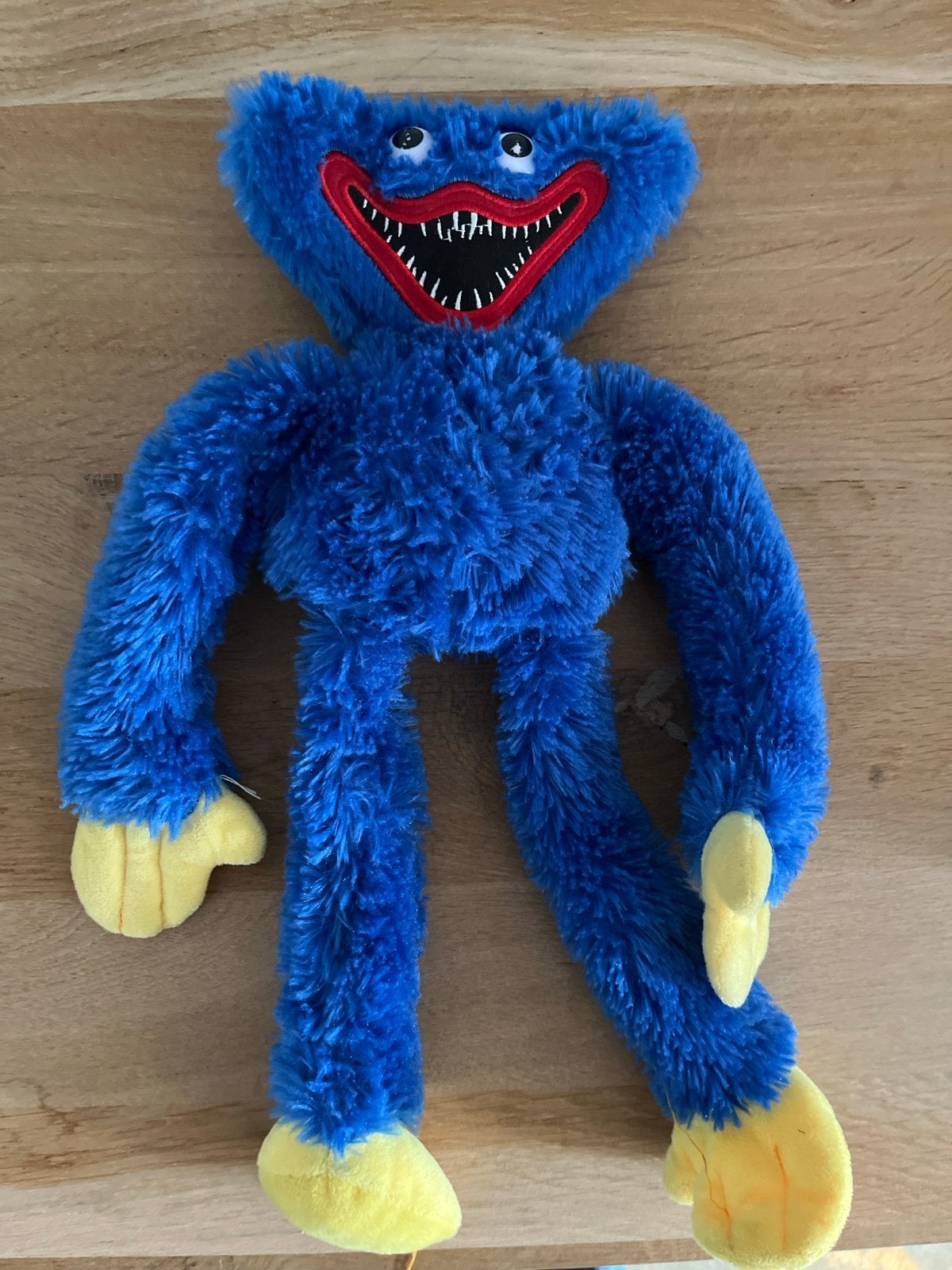 Huggy Wuggy knuffel - Blauw pluche speelgoed, Ophalen, Gebruikt, Overige merken, Overige karakters
