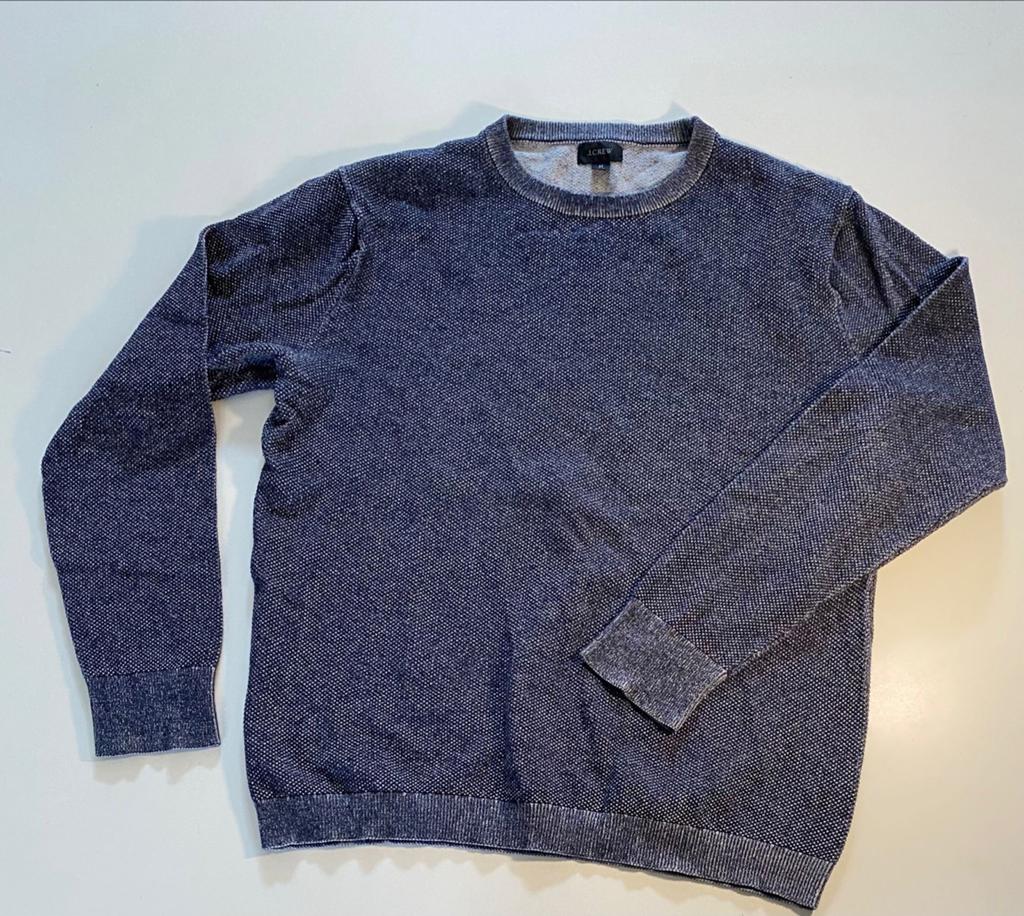 J. Crew Sweater Maat M, Ophalen of Verzenden, Gedragen, Maat 48/50 (M), Blauw