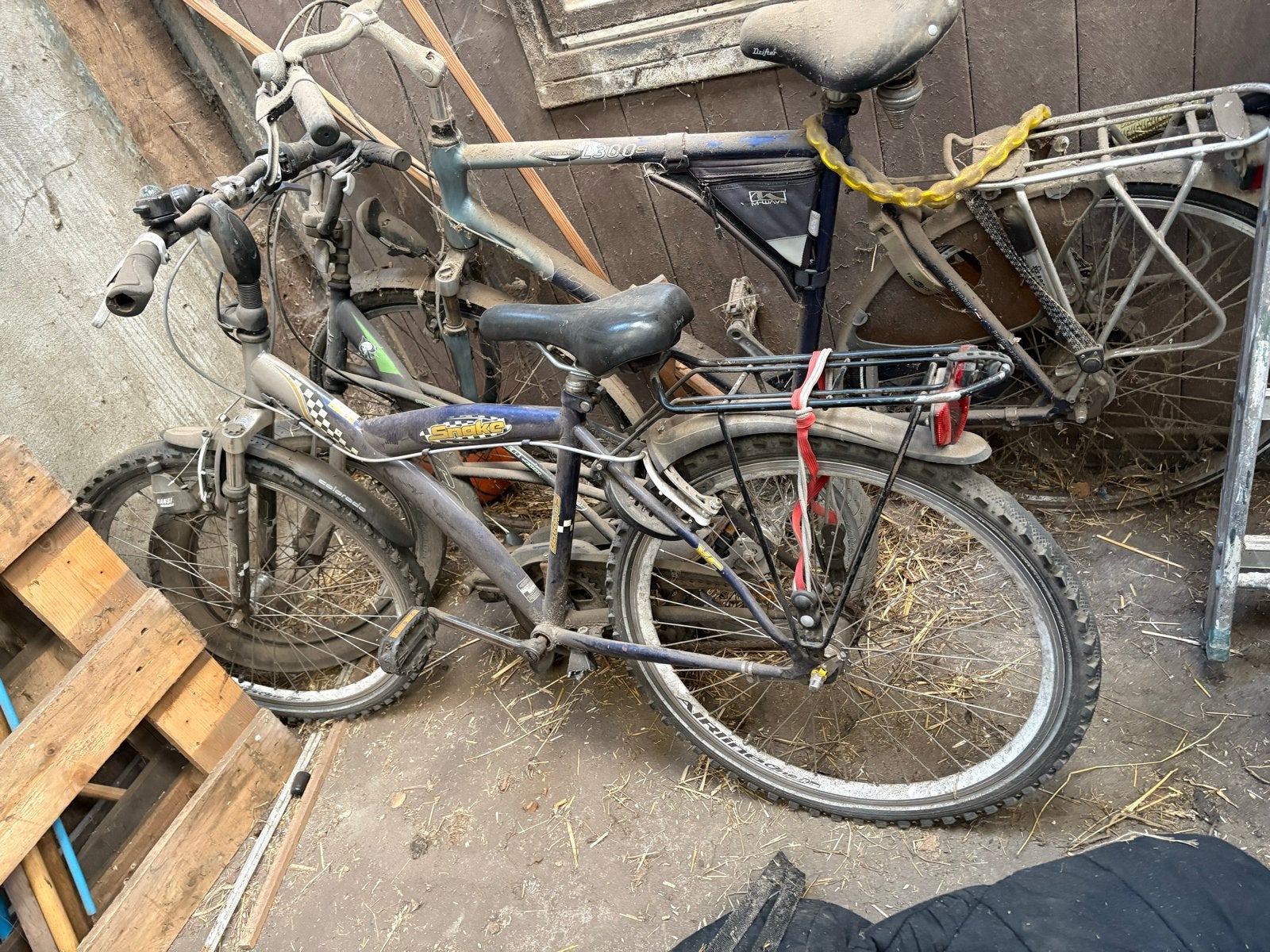 Gebruikte kinderfietsen 2 stuks  - Opknapper, Gebruikt, Geen vering, 53 tot 57 cm, Ophalen