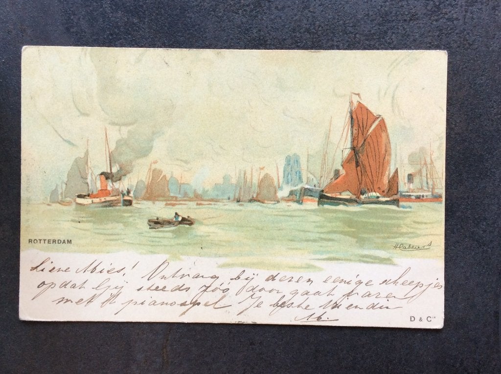 Rotterdam, Ophalen of Verzenden, Voor 1920, Gelopen, Zuid-Holland