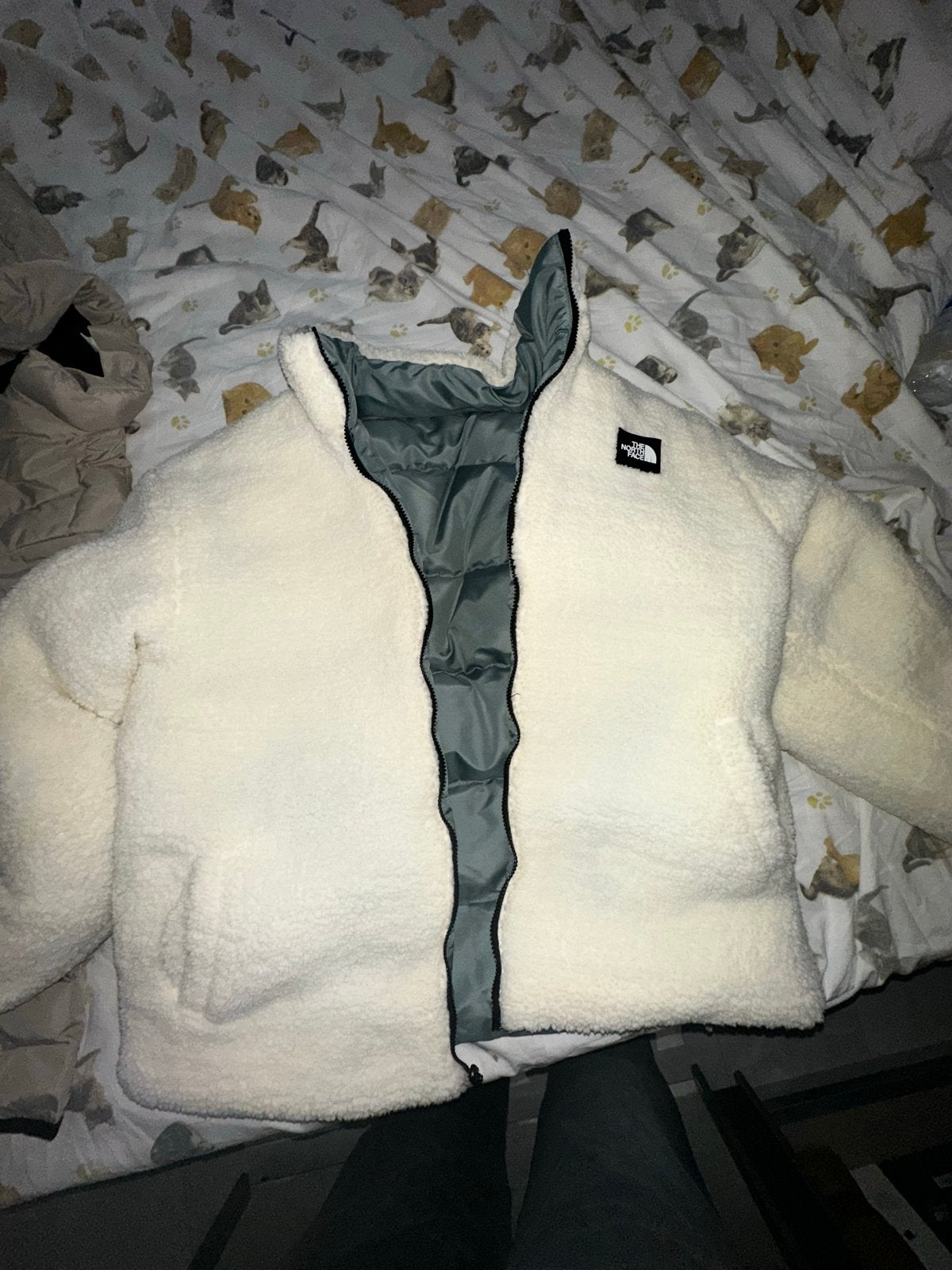 The North Face Reversible Sherpa Puffer Jas, Ophalen of Verzenden, Nieuw, Maat 56/58 (XL), Overige kleuren