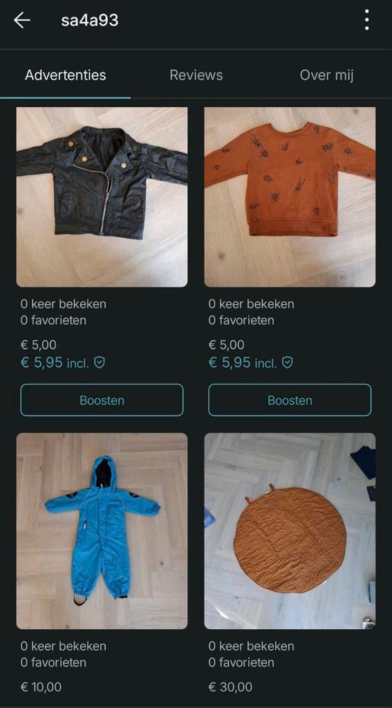 Vinted, Ophalen of Verzenden, Zo goed als nieuw, Jongen of Meisje