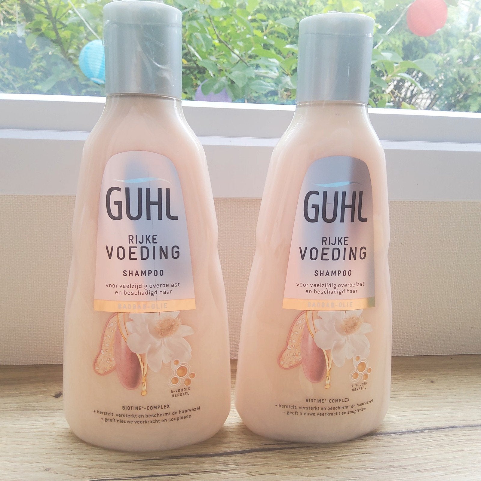 Guhl Rijke Voeding Shampoo met Baobab-olie (2x 250ml), Ophalen of Verzenden, Nieuw, Shampoo of Conditioner