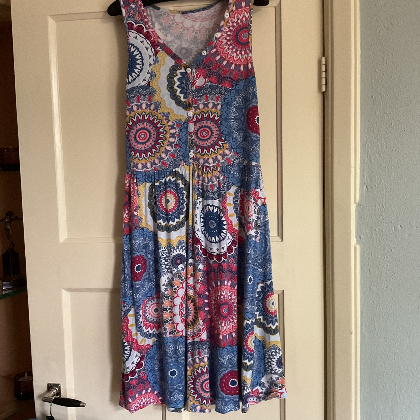 HEEL LEUK EN KLEURRIJK LICHTGEWICHT ZOMERJURKJE MT M, Maat 38/40 (M), Overige kleuren, Ophalen of Verzenden, Zo goed als nieuw