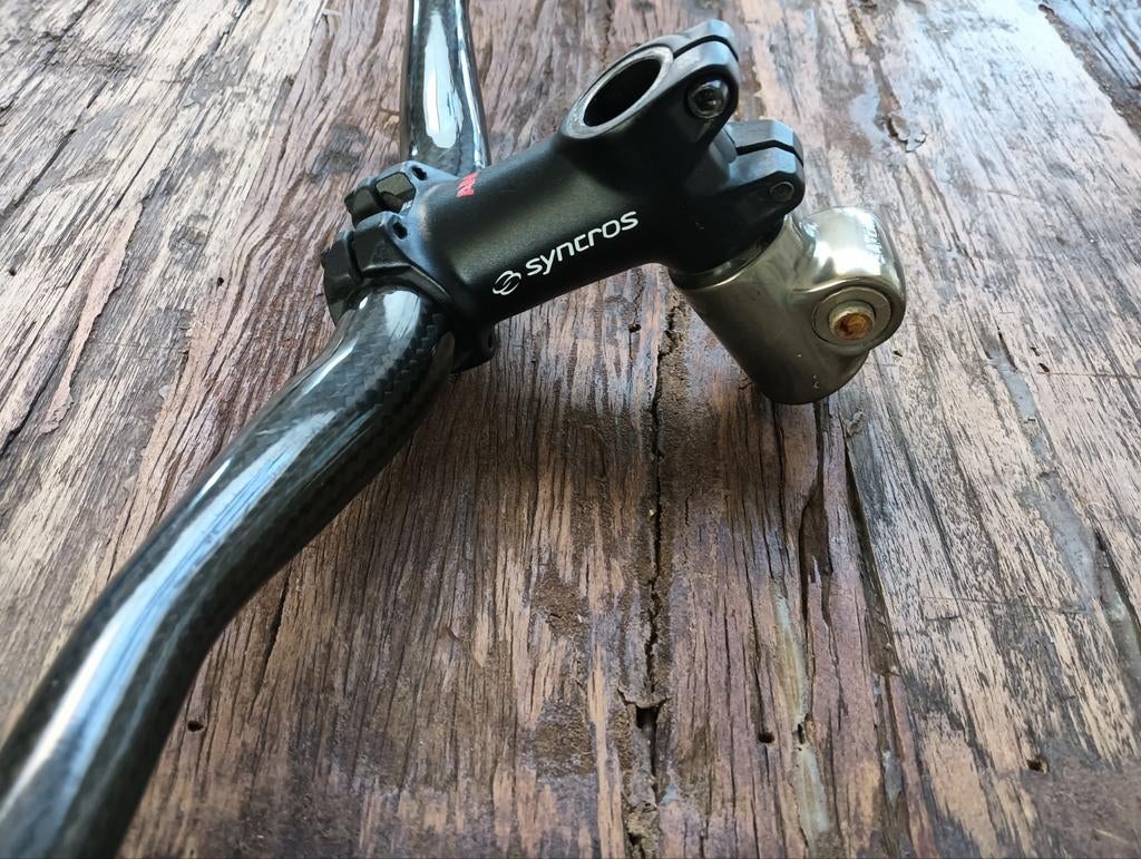 Carbon BMX stuur met Syncros stuurpen, Ophalen of Verzenden