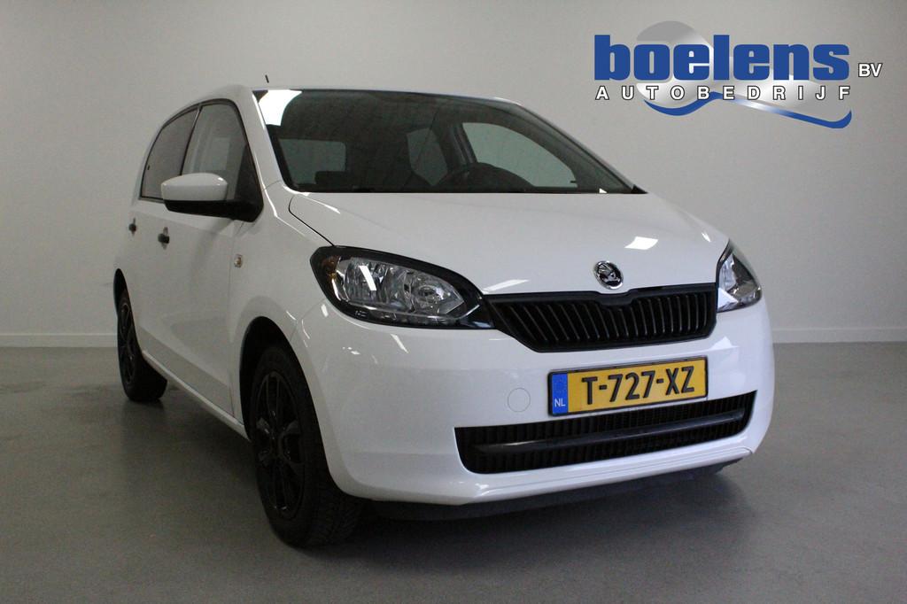 Skoda Citigo 1.0 Greentech Style | APK: 01-2028 | AIRCO | DO, Voorwielaandrijving, Stof, Gebruikt, Wit