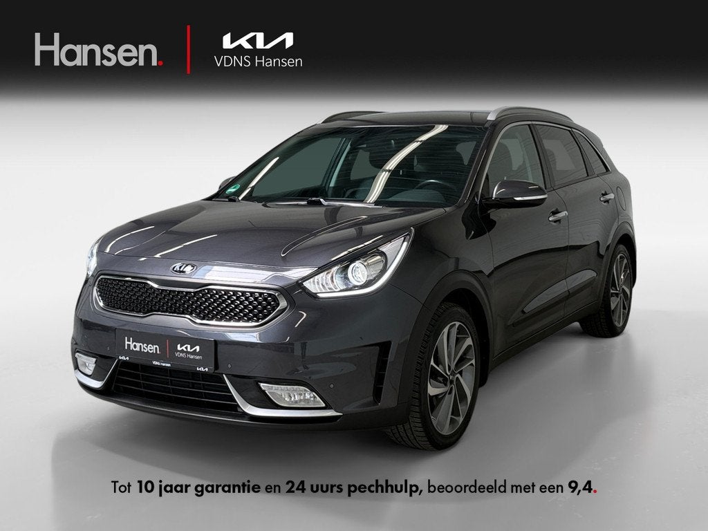 Kia Niro 1.6 GDi Hybrid DynamicPlusLine, Automaat, 12 maanden, Gebruikt, Leder