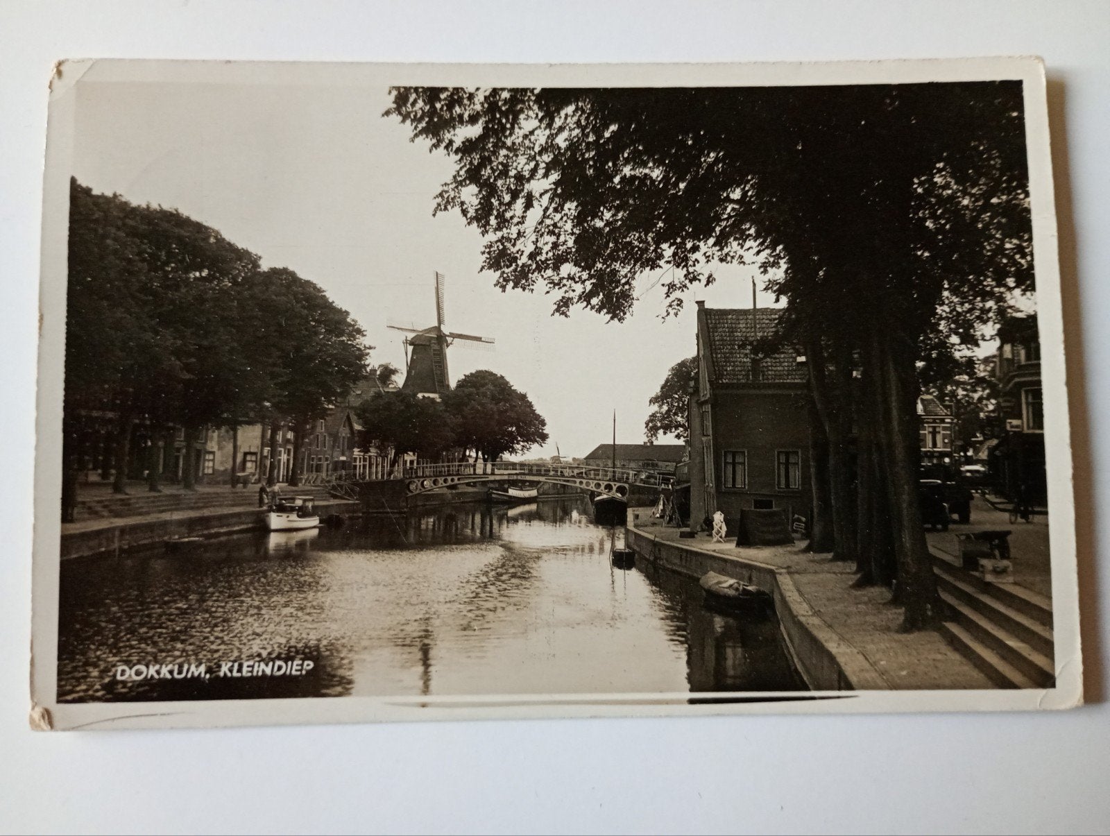 Dokkum Kleindiep 1941, Ophalen of Verzenden, 1940 tot 1960, Gelopen, Friesland