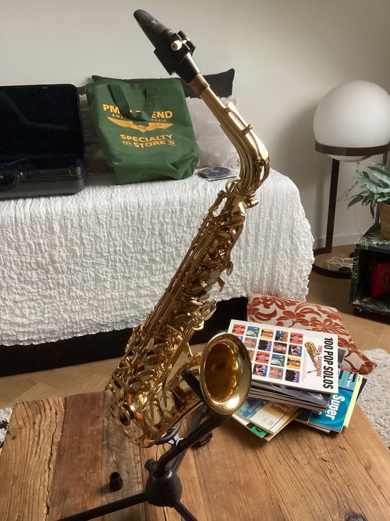 Alt-Saxofoon, Verzenden, Gebruikt, Alt, Met koffer