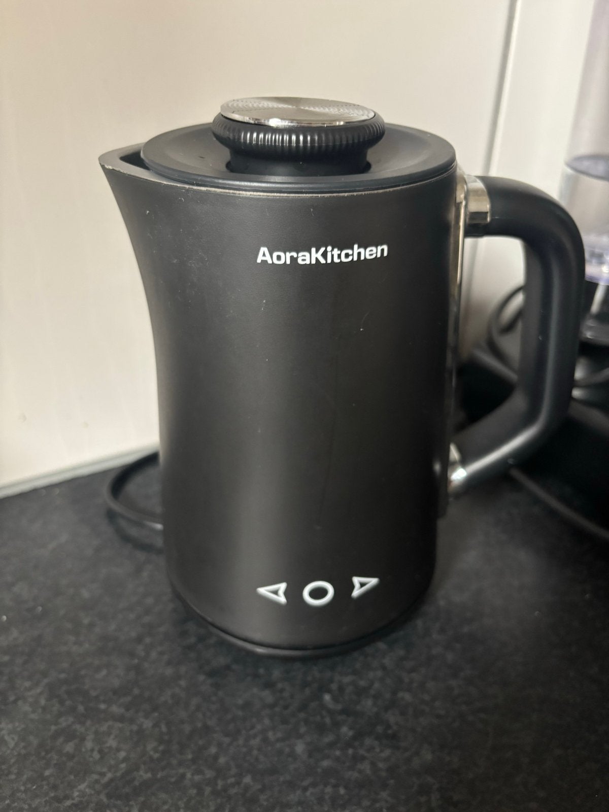 AoraKitchen Melkopschuimer - Zwart, Minder dan 1 liter, Ophalen, Zo goed als nieuw, Draadloos
