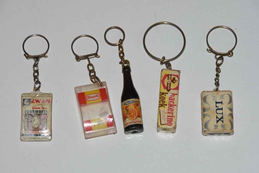 Sleutelhangers Zwan Duyvis Lux Hero de Bruin Hackerino, Verzamelen, Verzenden