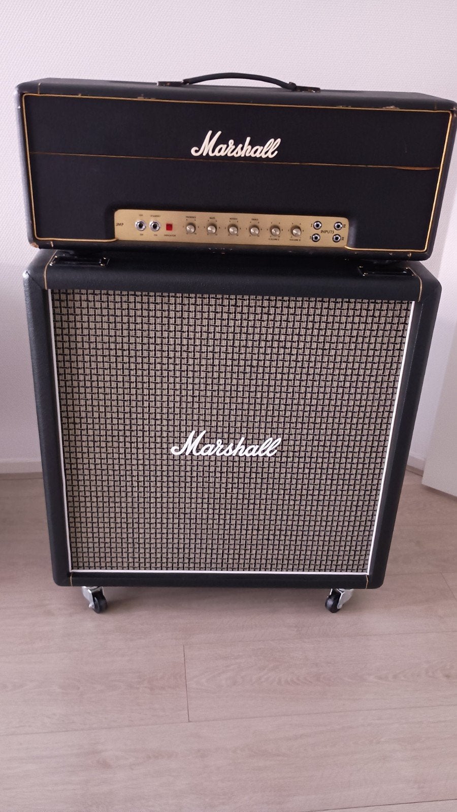 Marshall JMP MK II Super Lead 100W 1974  met 1960BX cabinet, Muziek en Instrumenten, Versterkers | Bas en Gitaar, Ophalen, Gebruikt