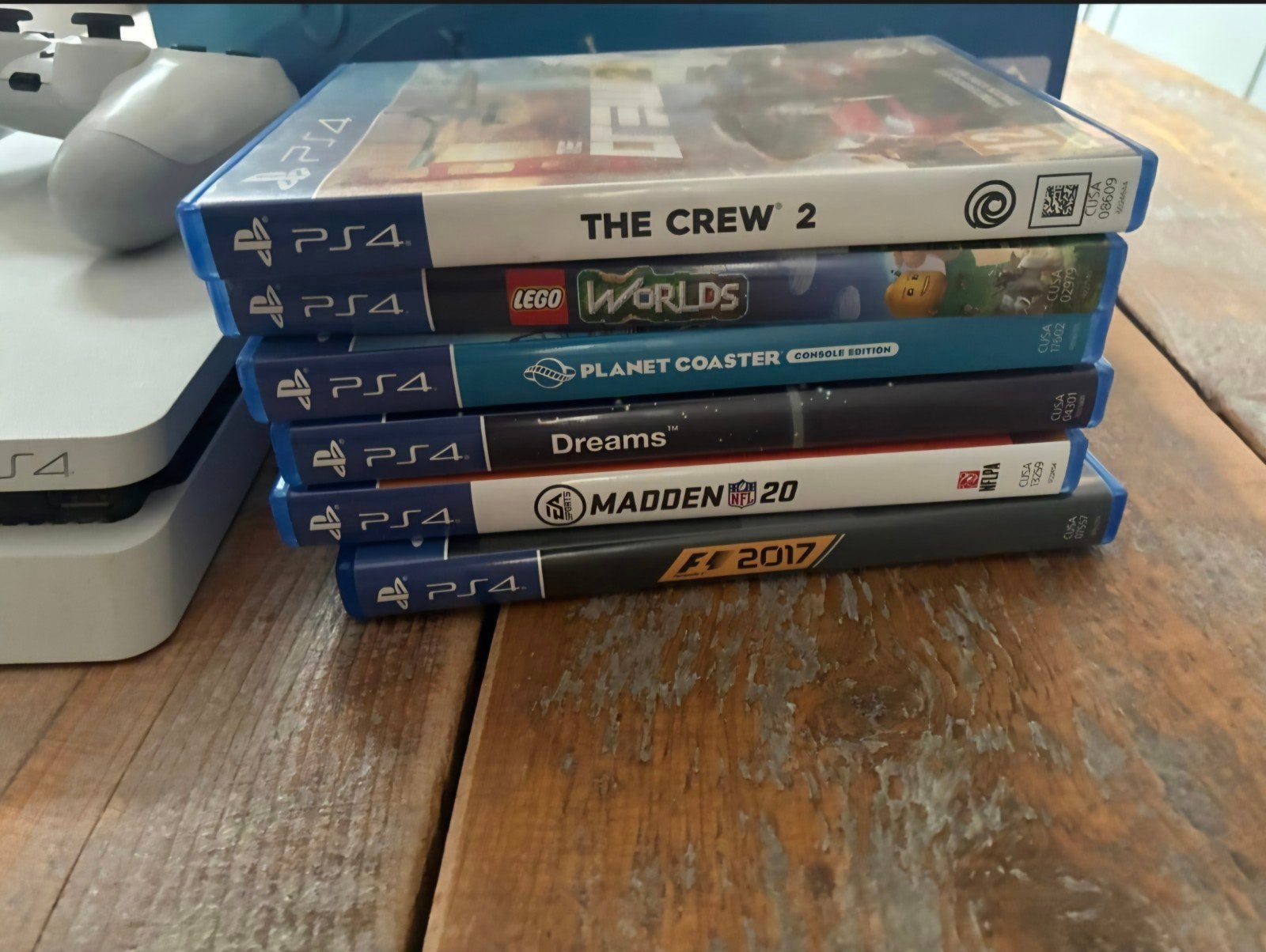 Sony PlayStation 4 (PS4) Glacier White 500GB met games, Spelcomputers en Games, Verzenden, Gebruikt