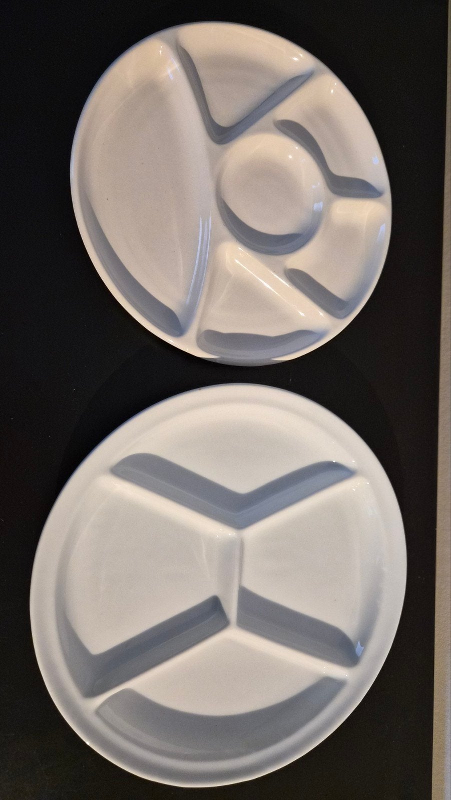 2 Witte Fondue Borden - Perfect voor Gezellige Avonden, Ophalen