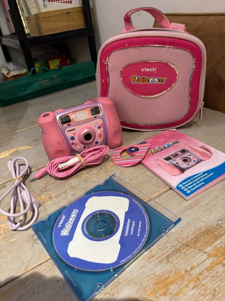 V-tech Kidizoom kinderfotocamera, Kinderen en Baby's, Speelgoed | Vtech, Gebruikt, 2 tot 4 jaar, Ophalen of Verzenden
