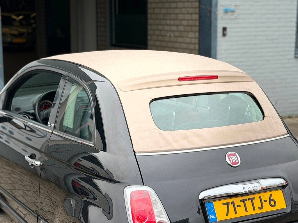 Fiat 500C 0.9|NAP|CABRIO|LEER|PDC|XENON|AIRCO|1EIG|GARANTIEM, Euro 5, 86 pk, Gebruikt, 31 €/maand