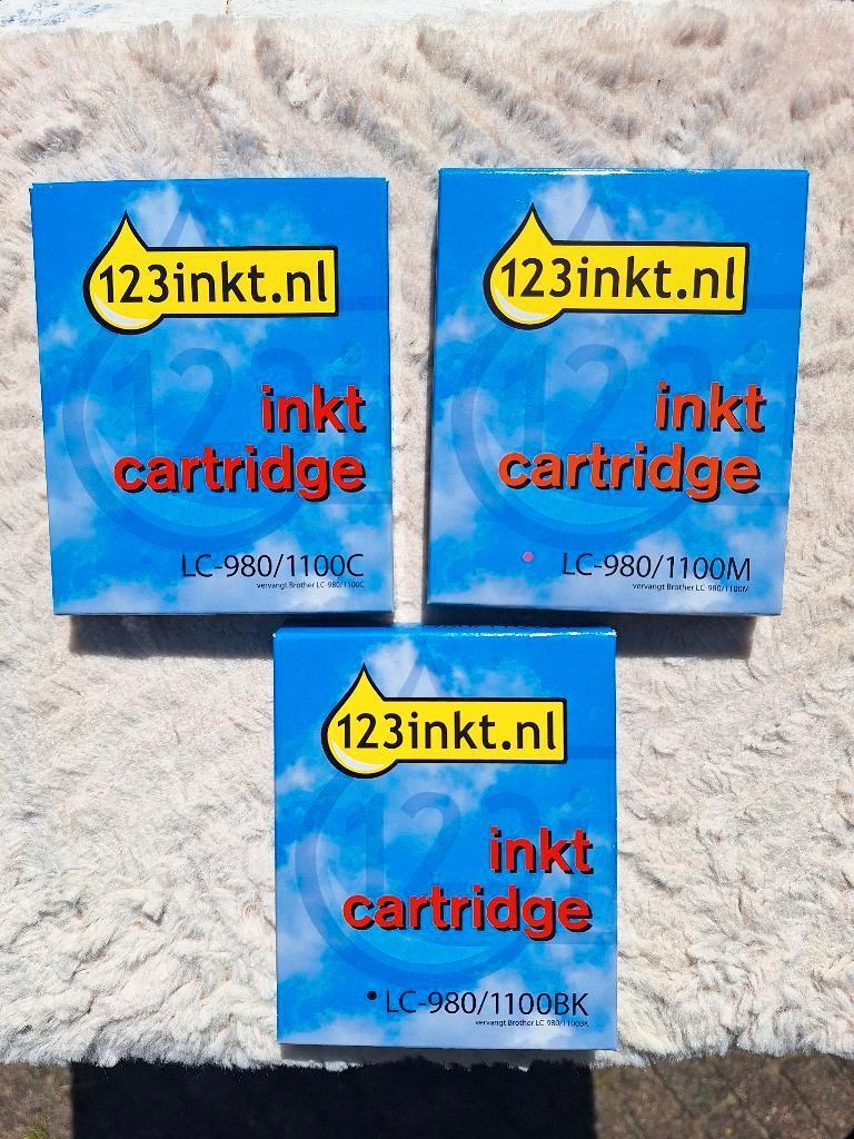 Brother nieuwe 123 Inkt cartridges zwart, magenta, cyaan, Ophalen of Verzenden, Nieuw, Cartridge, 123inkt.nl