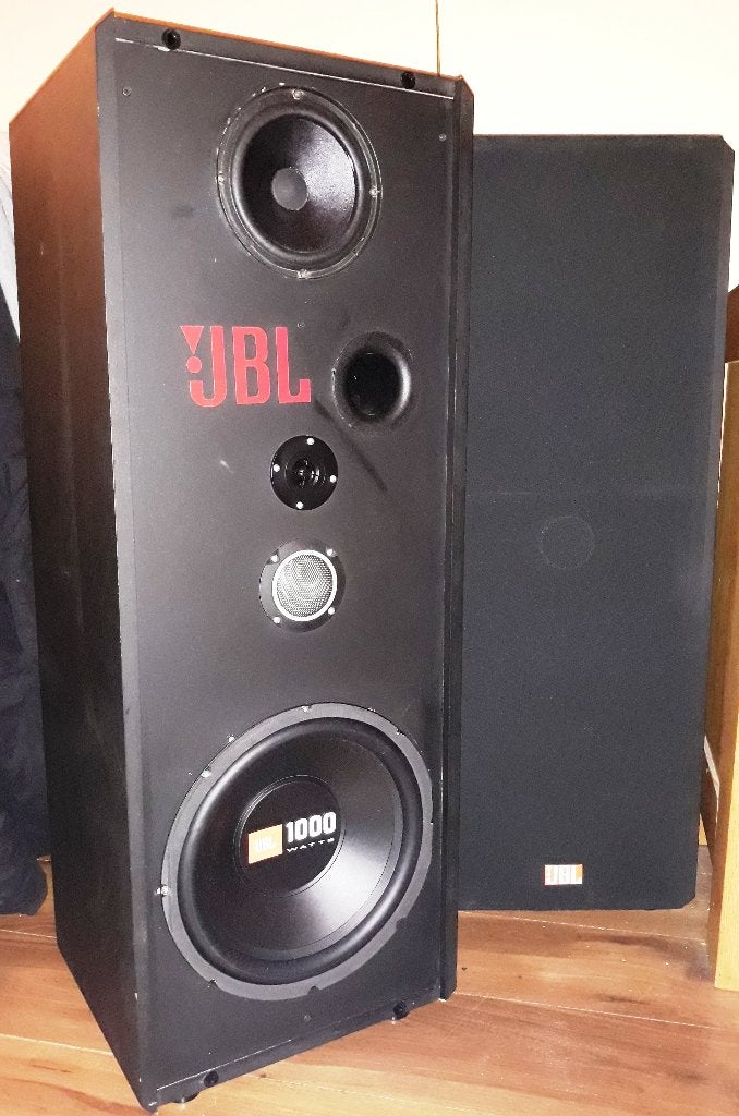 2 prachtige, grote, zware mooie 1000 Watt JBL speakers, Audio, Tv en Foto, Vloerstaande luidspreker, Gebruikt, JBL, Ophalen