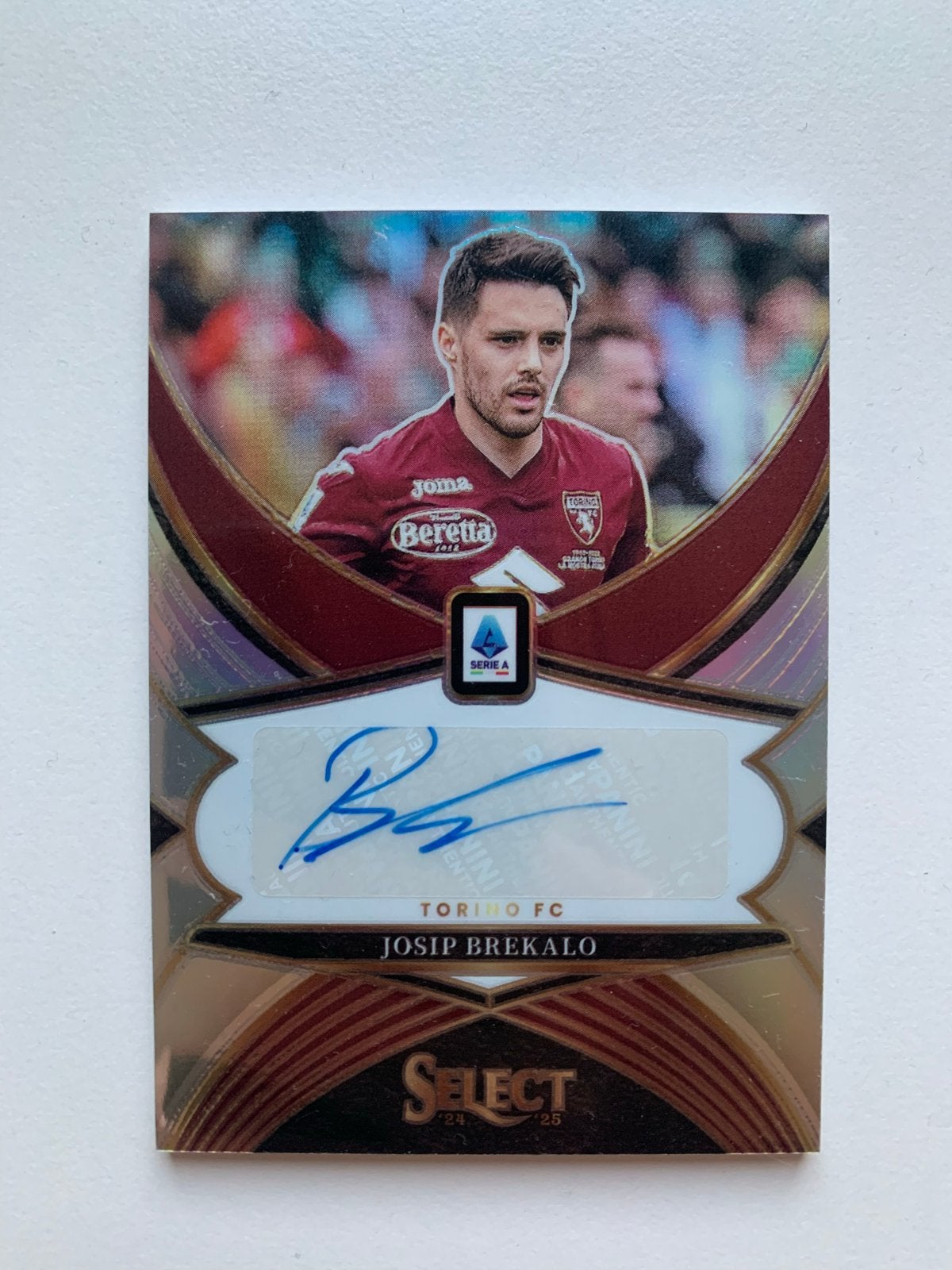 Josip Brekalo Torino FC Panini Select Serie A Soccer Kaart, Ophalen of Verzenden, Zo goed als nieuw, Buitenlandse clubs, Spelerskaart