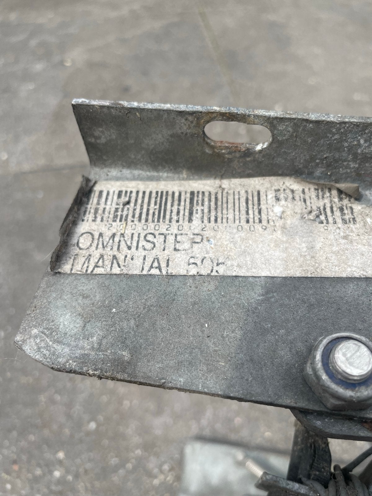 Omnistep handmatige opstap voor camper/caravan, Caravans en Kamperen, Caravan accessoires, Gebruikt, Ophalen of Verzenden