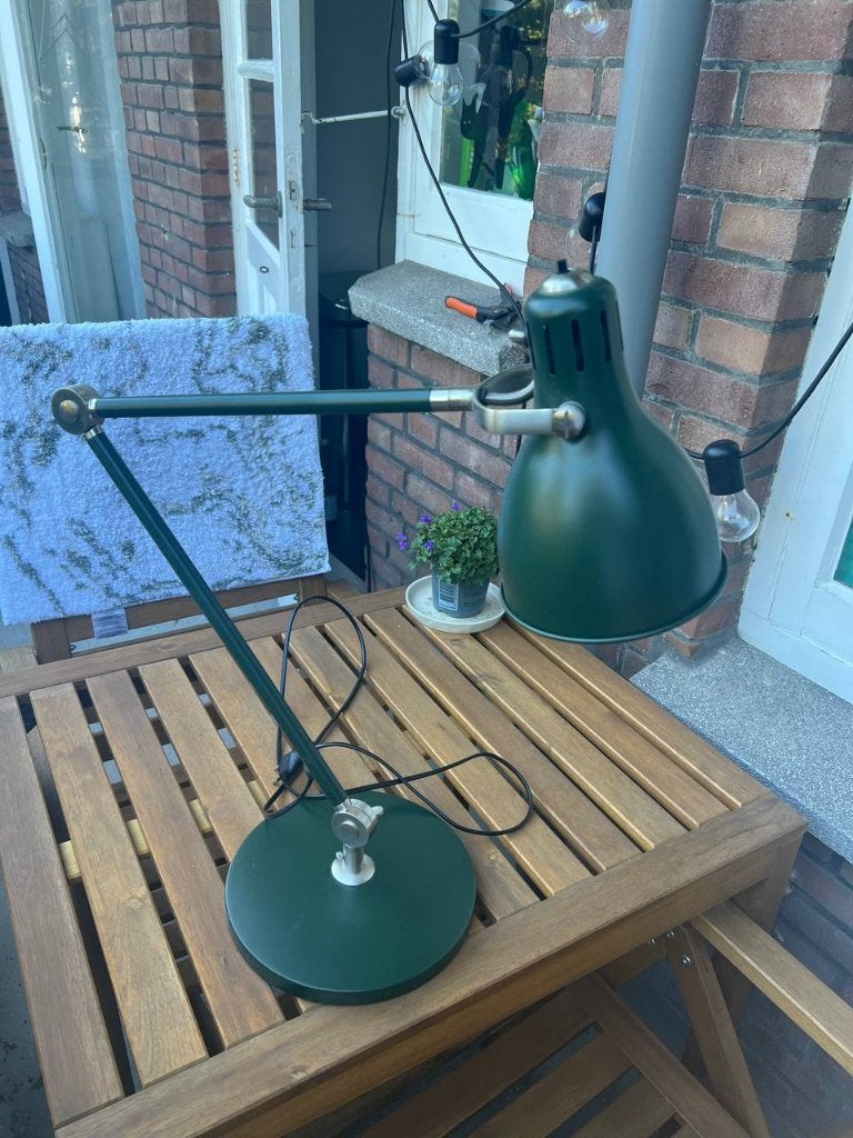 IKEA ARÖD bureaulamp groen – verstelbaar – zeer nette staat, Bureaulamp, Verstelbaar, Groen, Zo goed als nieuw