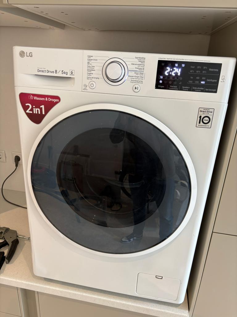 LG Wasdroogcombinatie, Ophalen, Gebruikt, 1200 tot 1600 toeren
